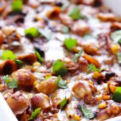 Chicken Enchilada Pasta Bake