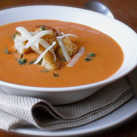 Tomato-Cheddar Soup