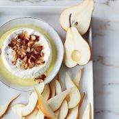 Camembert Baked with Pears