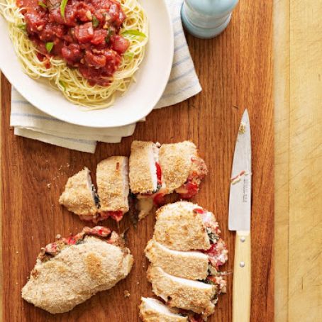Chicken Stuffed with Tomato and Cheese