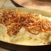 Mashed Potatoes with Crispy Fried Shallots