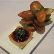 Savory Mini Blue Cheese Cakes with Port Reduction