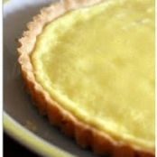 Sweet Ricotta Tart with Blueberry Compote