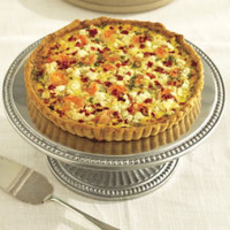 Shrimp & Feta Cheese Quiche