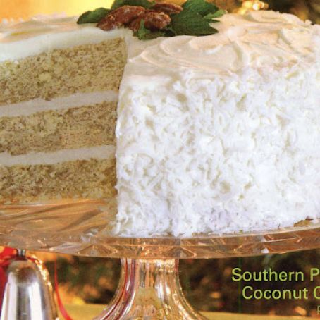 Pecan-Coconut Cake, Southern