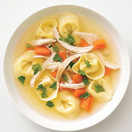 Chicken and Tortellini Soup