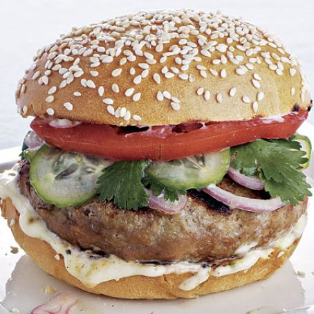 Thai Curry Turkey Burgers