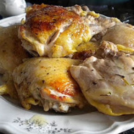 POLLO SALTEADO AL VINO BLANCO-JULIA CHILD