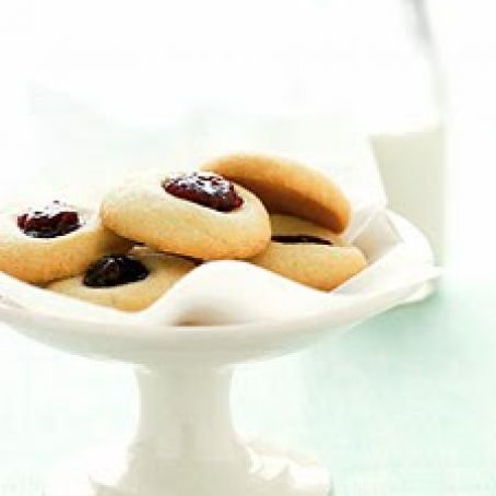 Aunt Maggie's Jam Thumbprint Cookies