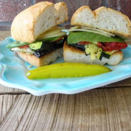 Roasted Garden Veggie Sandwich
