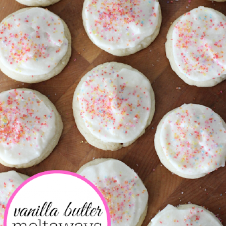 Vanilla Butter Meltaway Cookie