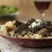 BEEF STROGANOFF CASSEROLE