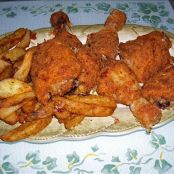 Mrs. Goodall's Best Ever Spicy Oven-Fried Chicken
