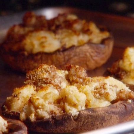 Grilled and Stuffed Portobello Mushrooms