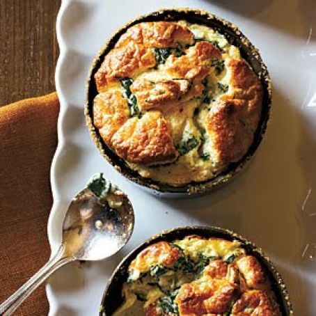 Souffles - Spinach and Parmesan