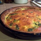 Broccoli Quiche with Mashed Potato Crust