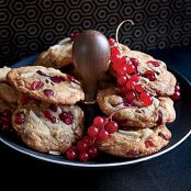 Big White Chocolate, Almond and Cranberry Cookies