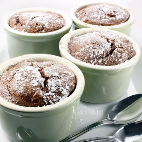 Chocolate Banana Souffles