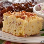 Cornmeal Squares with Corn & Bacon