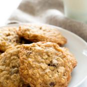 Thick and Chewy Gluten Free Oatmeal Cookies