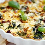 Spenatpaj med fårost