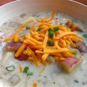 Slow Cooker, Easy Baked Potato Soup