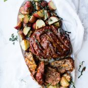 Instant Pot Cheeseburger Meatloaf