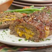 Cheesy Stuffed Meatloaf