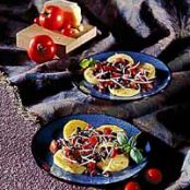 Polenta with Red Bean Salsa