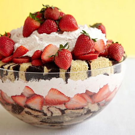 Strawberry Shortcake Trifle