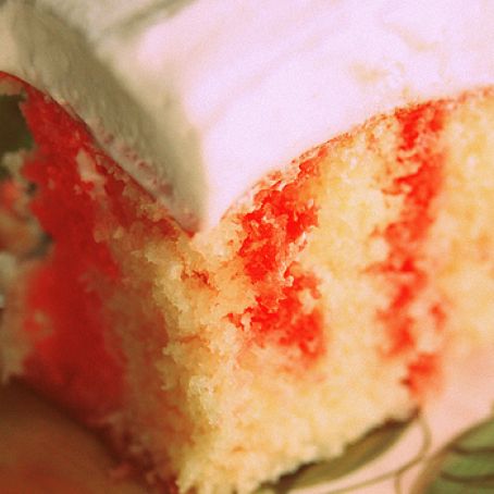 Orange Refrigerator Poke Cake