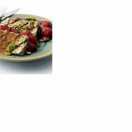Satay Grilled Tofu and Peppers