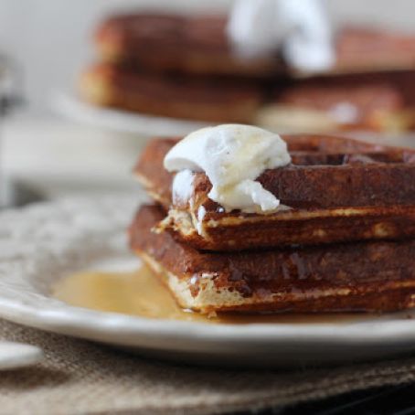 Light and Crispy Vanilla Protein Waffles
