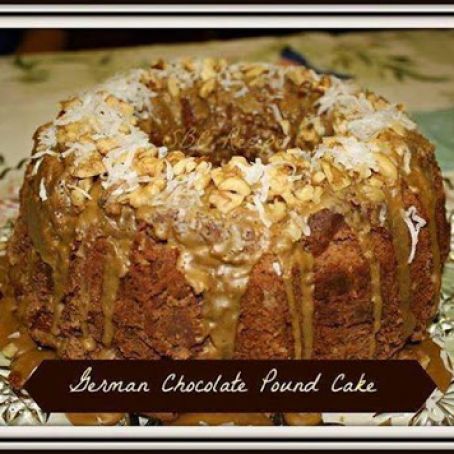 GERMAN CHOCOLATE POUND CAKE