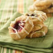 Raspberry Thumbprint Cookies