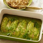 Baked Tilapia With Coconut-Cilantro Sauce