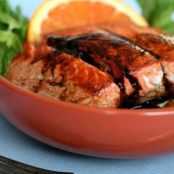 Salmon with Orange and Balsamic Glaze