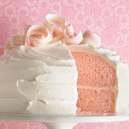 Pink Almond Party Cake
