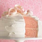 Pink Almond Party Cake