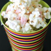 Candy Corn Popcorn Mix
