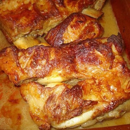 PECHO DE TERNERA AL HORNO