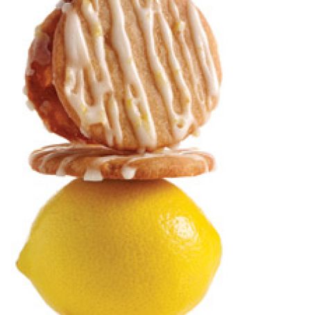 Lemon-Glazed Candied-Ginger Cookies