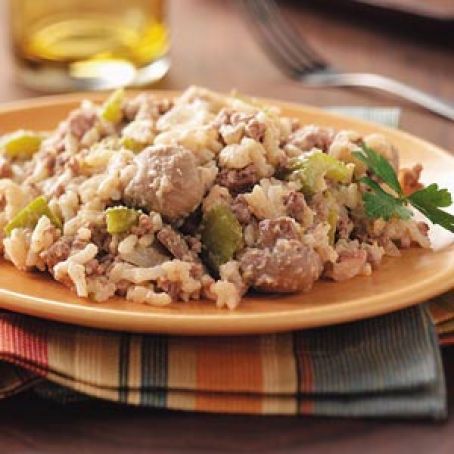 Potluck Mushroom Rice Recipe