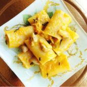 Paccheri Pasta with Roasted Pumpkin & Gorgonzola