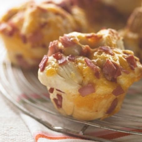 Cheesy Ham Bubble Bakes