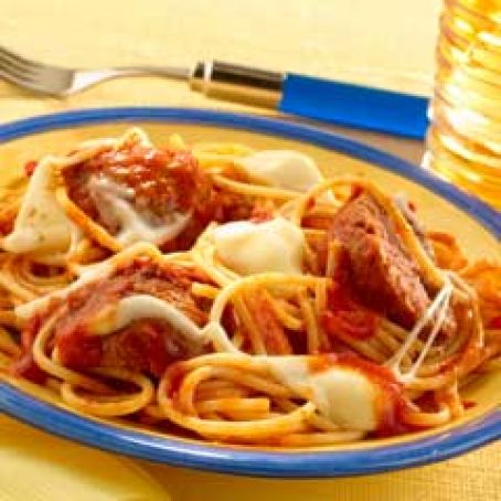 Meals (String Cheese Spaghetti & Meatballs)