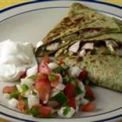 Pico de Gallo Chicken Quesadillas