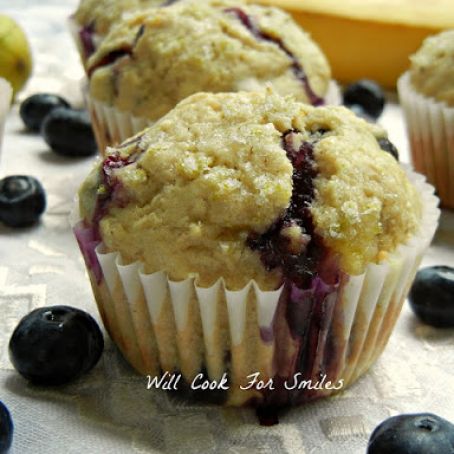 Blueberry Banana Key Lime Muffins