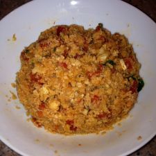 Spanish Cauliflower Rice - Low Carb Low Cal