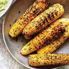 Grilled Corn with Herb Butter